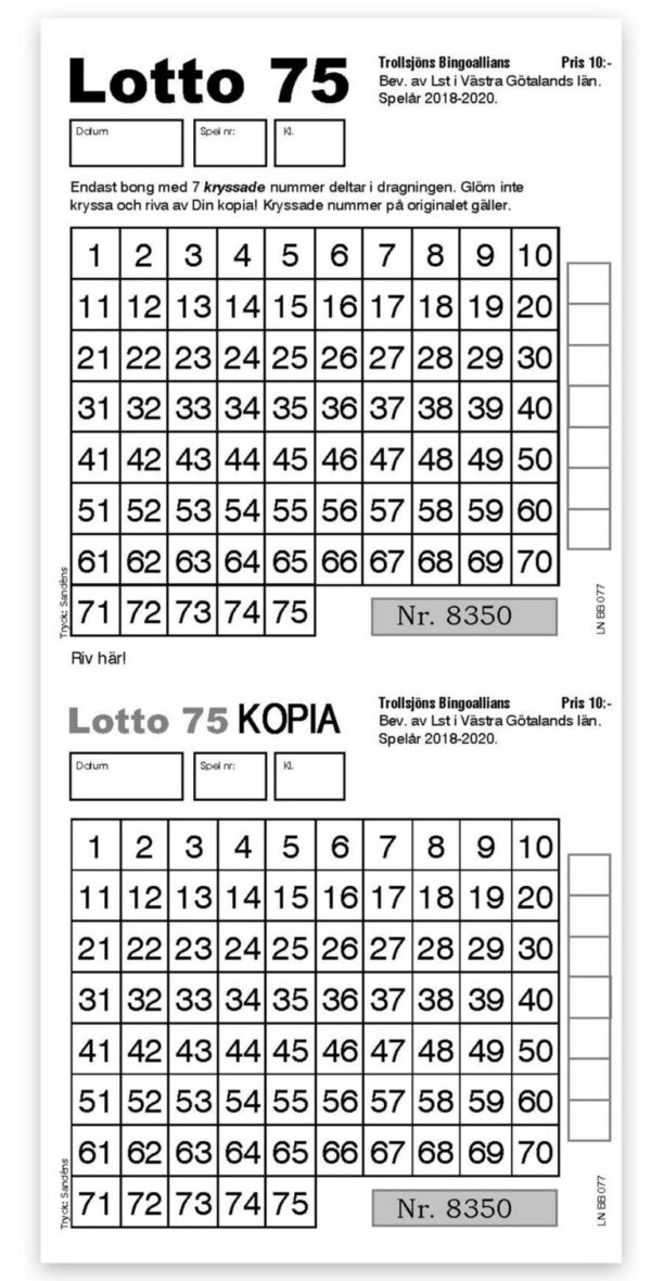 H0174 Lotto 75