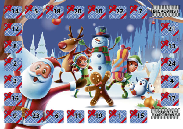 J0002 Julkalender med Skrap